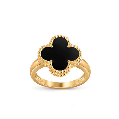 [NOBLE AURA]CLOVER RING GOLD COLLECTION