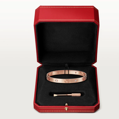 [NOBLE AURA]LOVE BRACELET 6.1MM 4 DIAMONDS