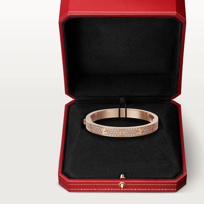 [NOBLE AURA]LOVE BRACELET 6.1MM DIAMOND-PAVED