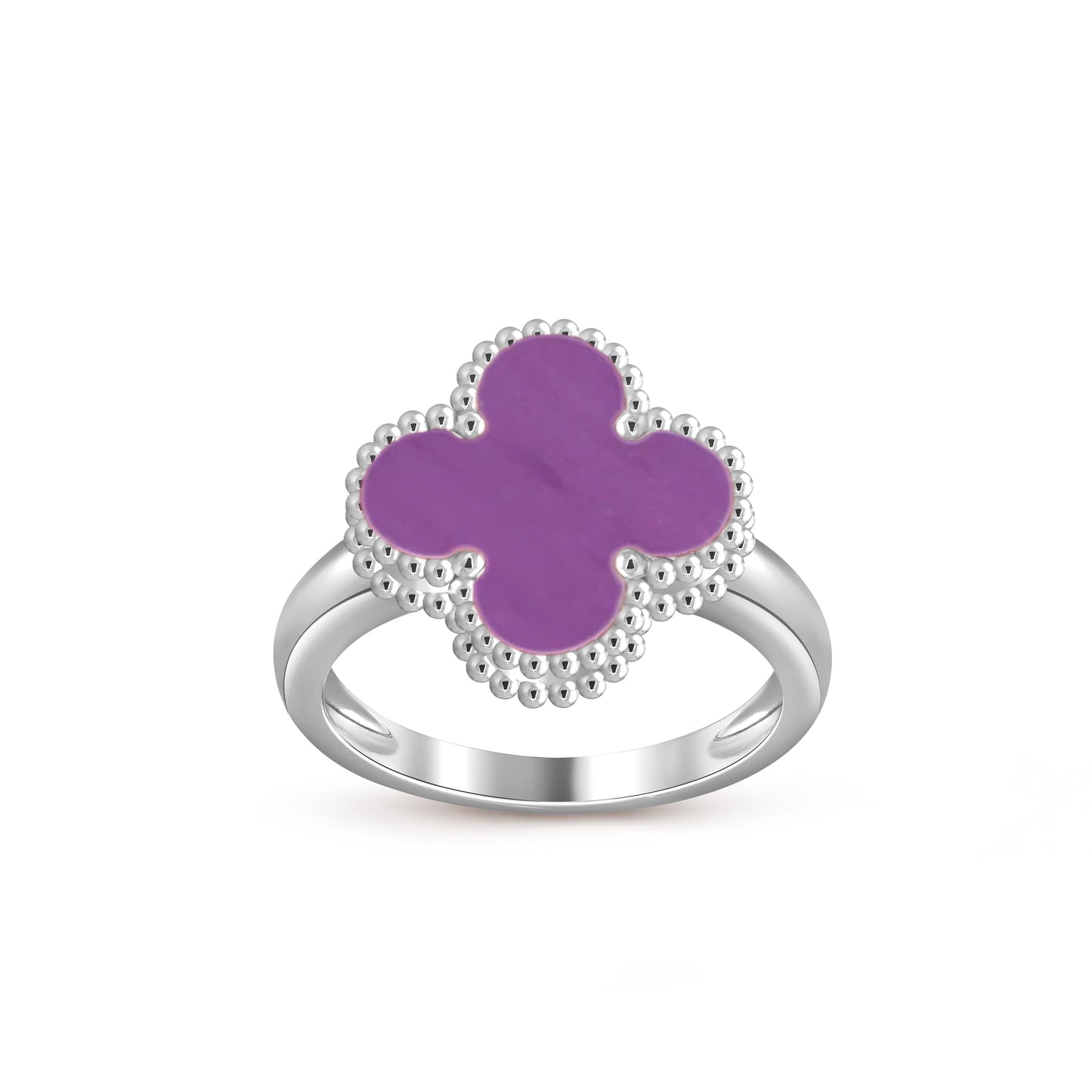 [NOBLE AURA]CLOVER SILVER RING COLLECTION