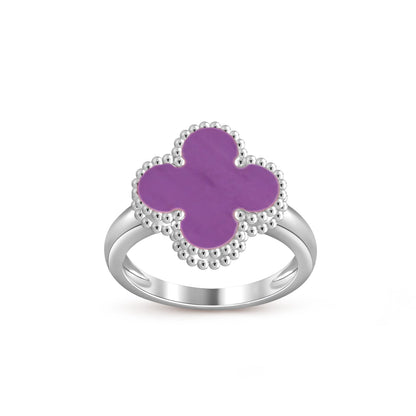 [NOBLE AURA]CLOVER SILVER RING COLLECTION