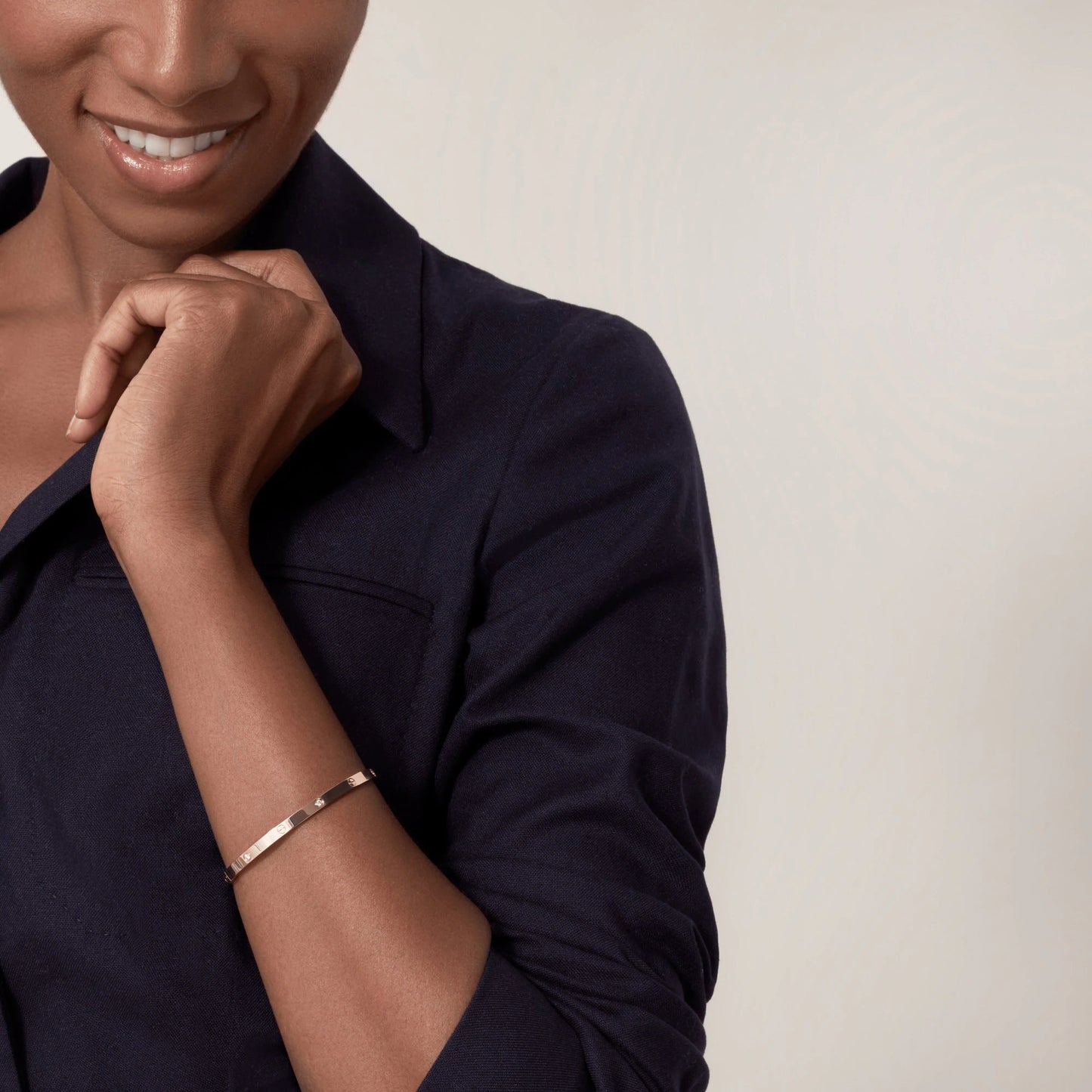 [NOBLE AURA]LOVE BRACELET 3.65MM 6 DIAMONDS