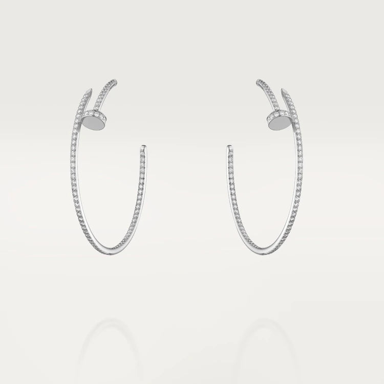 [NOBLE AURA]JUSTE EARRINGS FULL DIAMONDS 1.8MM