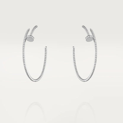 [NOBLE AURA]JUSTE EARRINGS FULL DIAMONDS 1.8MM