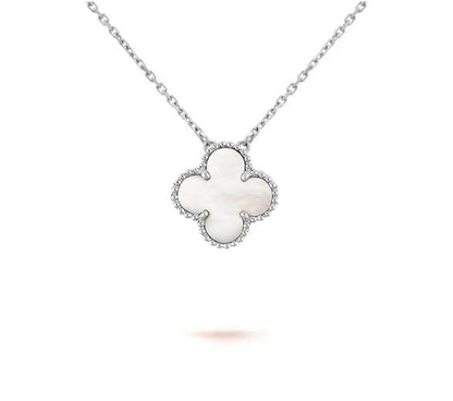 [NOBLE AURA]CLOVER 15MM NECKLACE SILVER COLLECTION