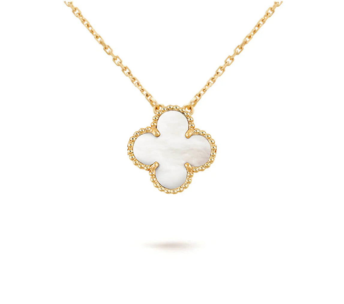[NOBLE AURA]CLOVER 15MM SINGLE FLOWER NECKLACE COLLECTION