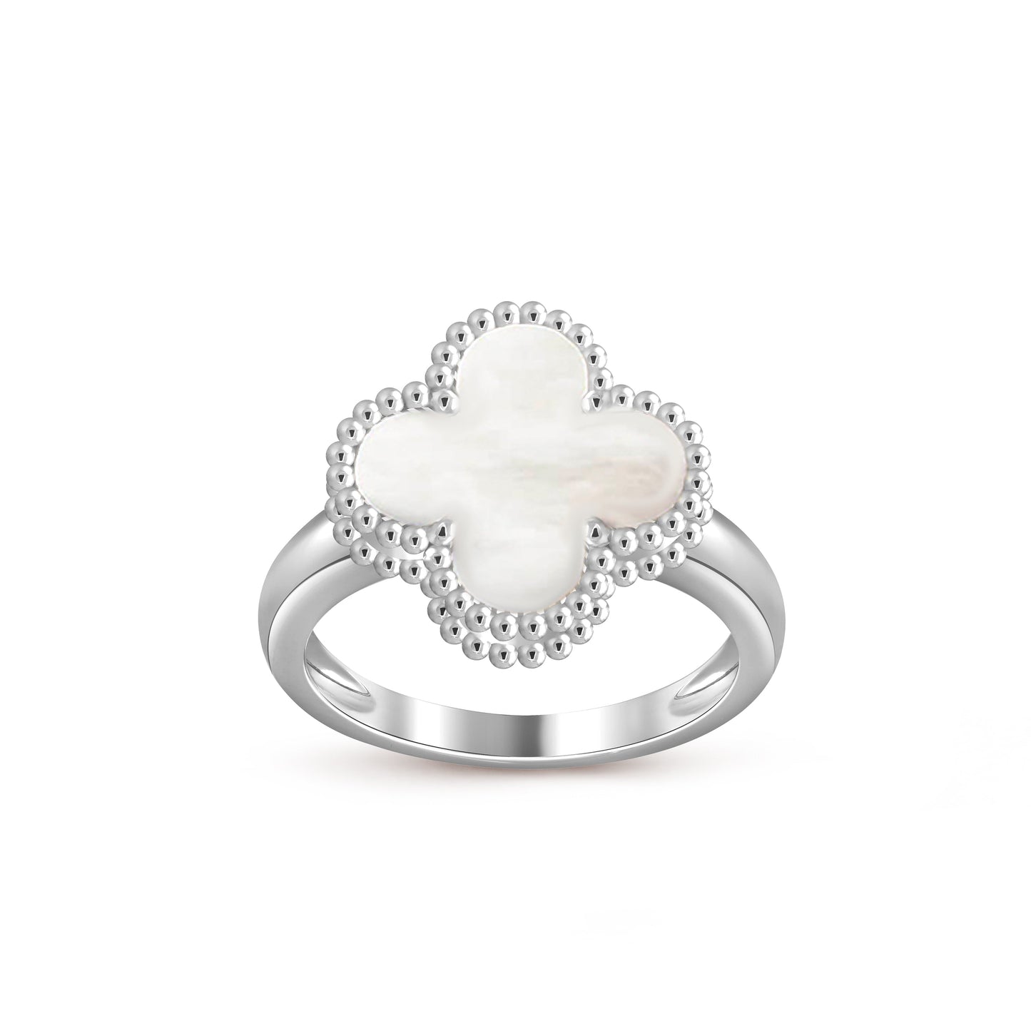 [NOBLE AURA]CLOVER SILVER RING COLLECTION