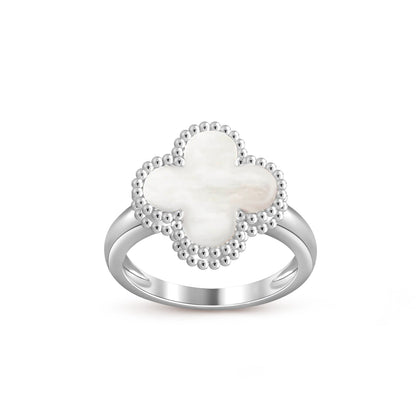 [NOBLE AURA]CLOVER SILVER RING COLLECTION