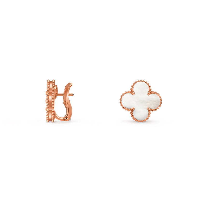 [NOBLE AURA]CLOVER 15MM MOP EARRINGS COLLECTION