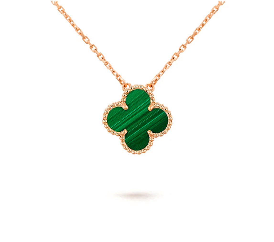 [NOBLE AURA]CLOVER 15MM SINGLE FLOWER NECKLACE COLLECTION