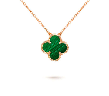 [NOBLE AURA]CLOVER 15MM SINGLE FLOWER NECKLACE COLLECTION