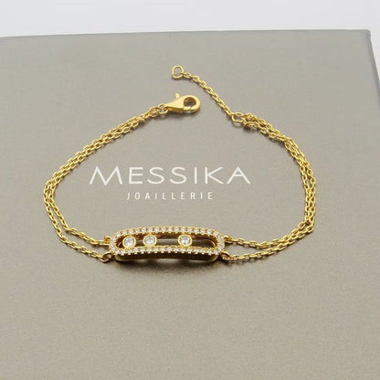 [NOBLE AURA] Move Classique pavé bracelet