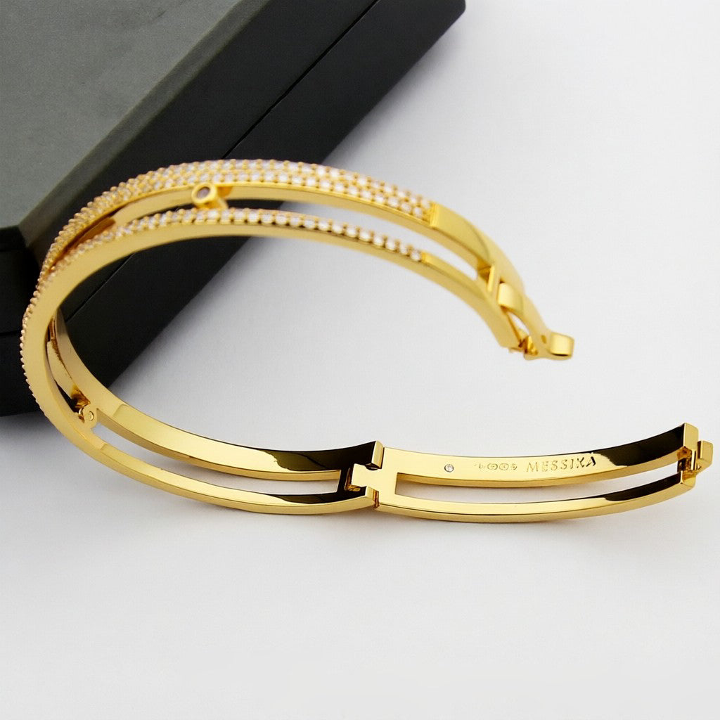 [NOBLE AURA]Move Romane pavé bangle