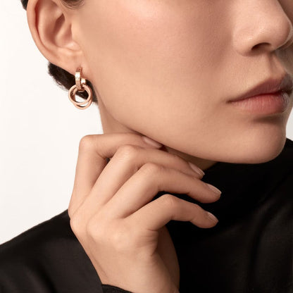 [NOBLE AURA] LOVE 3.3MM DANGLE EARRINGS