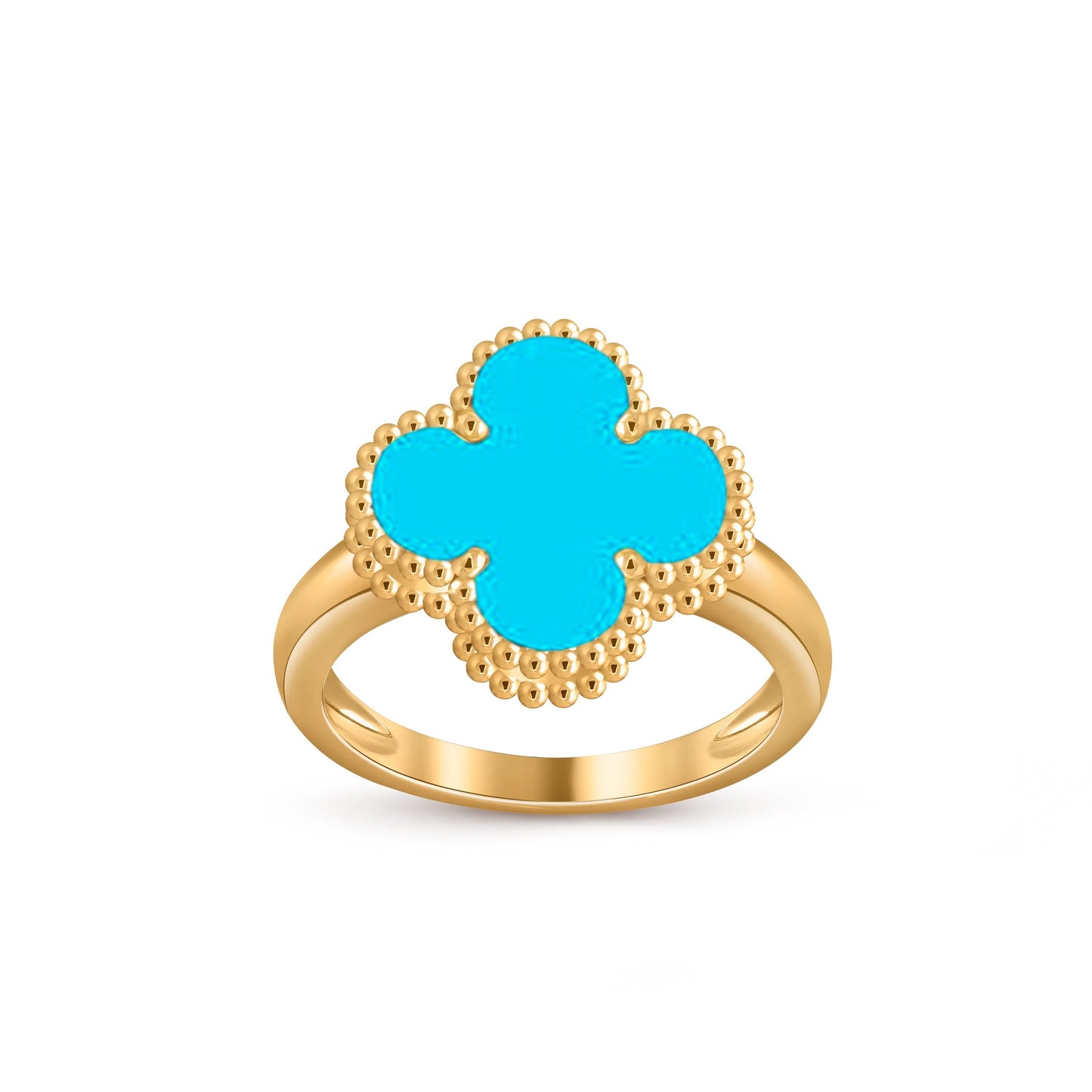 [NOBLE AURA]CLOVER RING GOLD COLLECTION