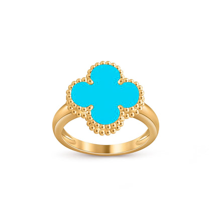 [NOBLE AURA]CLOVER RING GOLD COLLECTION