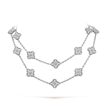 [NOBLE AURA]CLOVER 20 MOTIFS DIAMOND SILVER