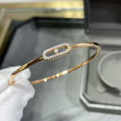 [NOBLE AURA]Move Uno pavé flex bangle medium