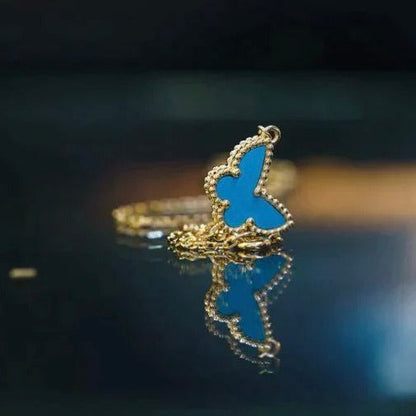 [NOBLE AURA]BUTTERFLY TURQUOISE BUTTERFLY BRACELET