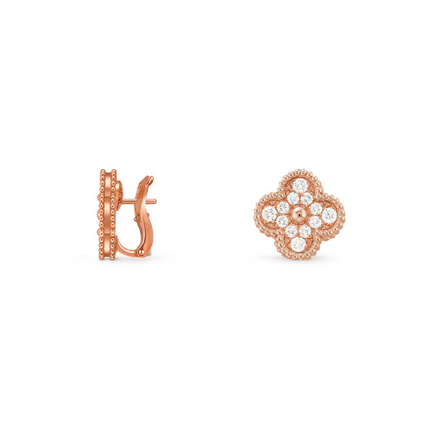 [NOBLE AURA]CLOVER 15MM MOP EARRINGS COLLECTION
