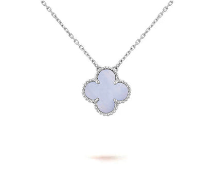 [NOBLE AURA]CLOVER 15MM NECKLACE SILVER COLLECTION