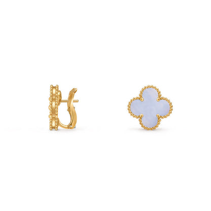 [NOBLE AURA]CLOVER 15MM MOP EARRINGS COLLECTION