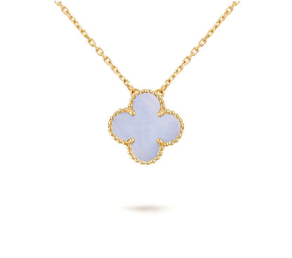 [NOBLE AURA]CLOVER 15MM SINGLE FLOWER NECKLACE COLLECTION