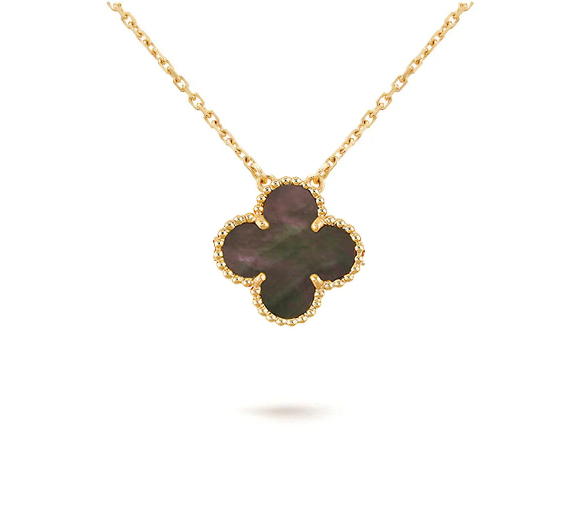 [NOBLE AURA]CLOVER 15MM SINGLE FLOWER NECKLACE COLLECTION