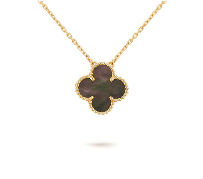 [NOBLE AURA]CLOVER 15MM SINGLE FLOWER NECKLACE COLLECTION