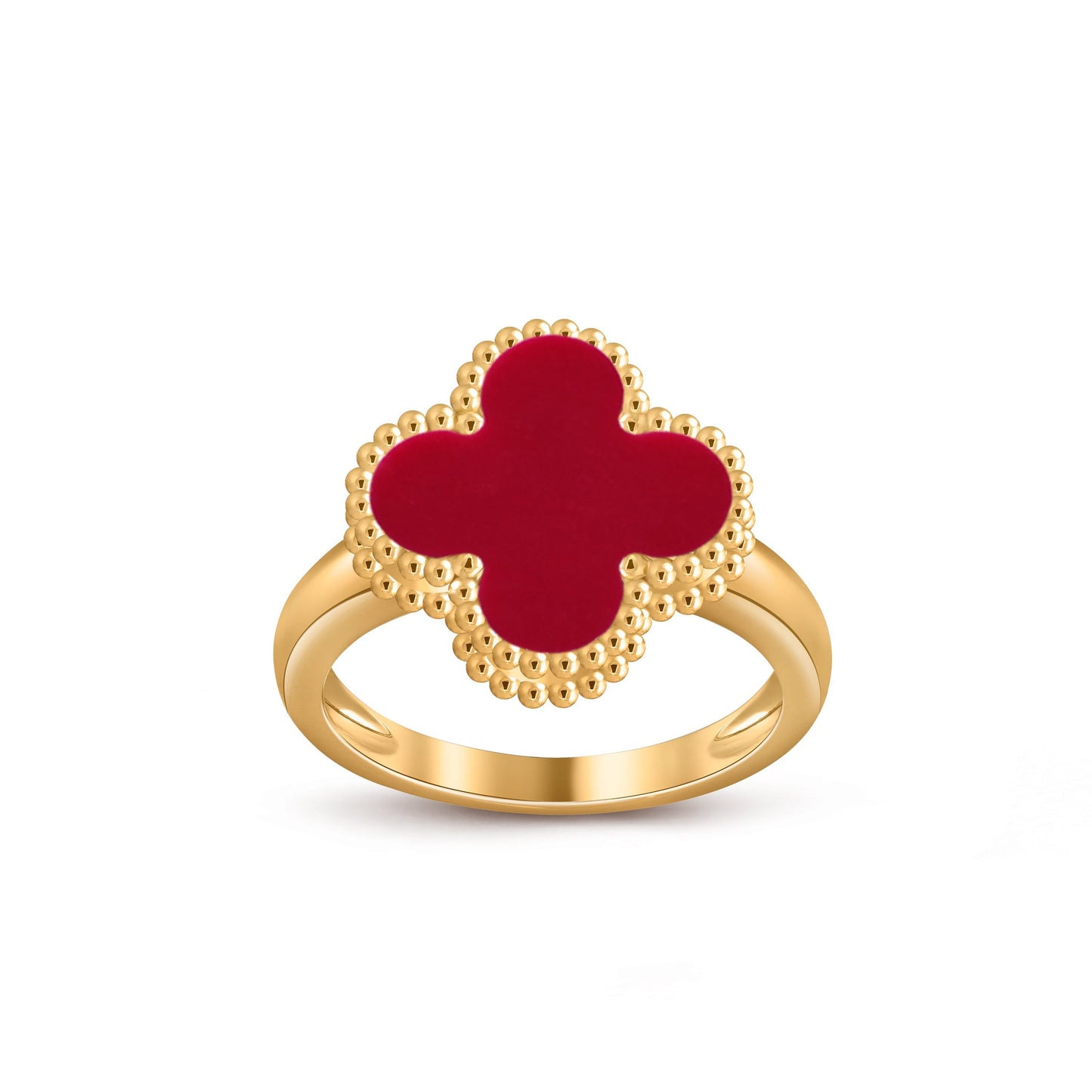 [NOBLE AURA]CLOVER RING GOLD COLLECTION