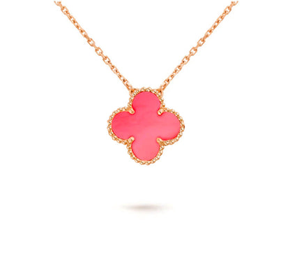 [NOBLE AURA]CLOVER 15MM SINGLE FLOWER NECKLACE COLLECTION