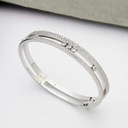 [NOBLE AURA]Move Romane pavé bangle