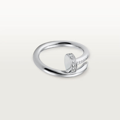 [NOBLE AURA] JUSTE RING 2.6MM HALF DIAMOND
