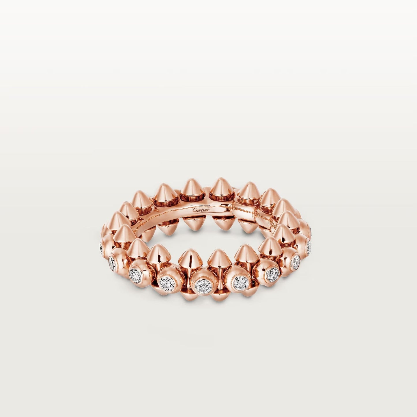 [NOBLE AURA] CLASH 6.8MM DIAMOND MEDIUM RING