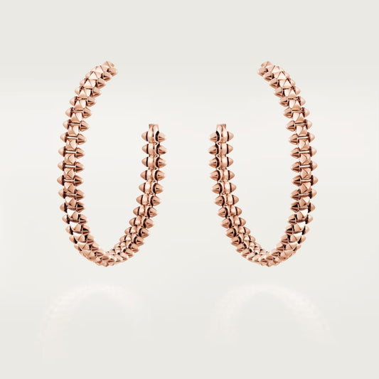 [NOBLE AURA] CLASH HOOP LARGE EARRINGS