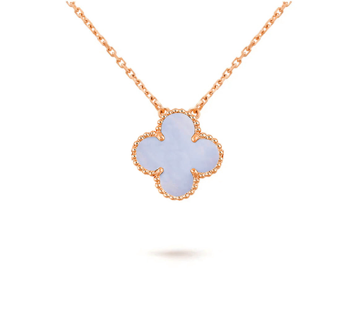 [NOBLE AURA]CLOVER 15MM SINGLE FLOWER NECKLACE COLLECTION