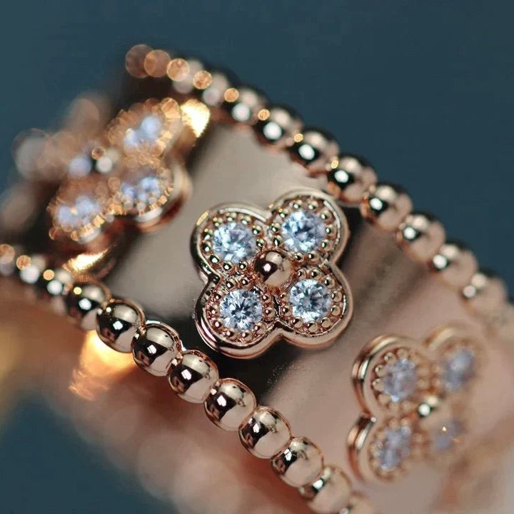 [NOBLE AURA]CLOVER KALEIDOSCOPE RING 10MM