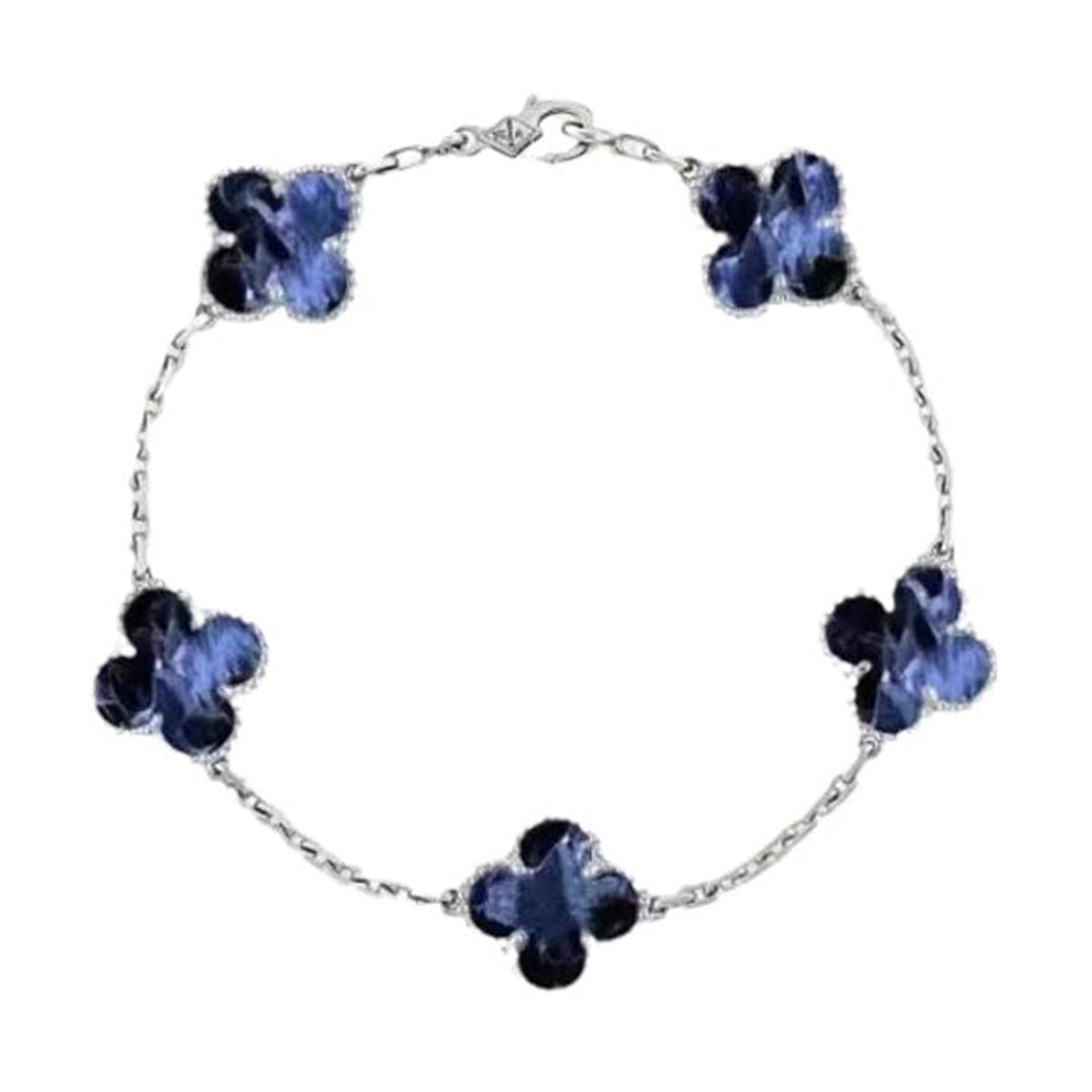 [NOBLE AURA]CLOVER 5 MOTIF PIETERSITE BRACELET COLLECTION