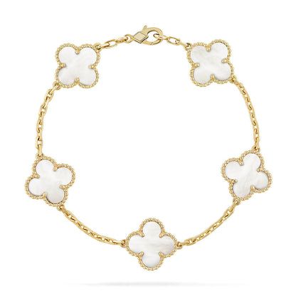 [NOBLE AURA]Clover & Lover & Juste Bracelet Stack Set