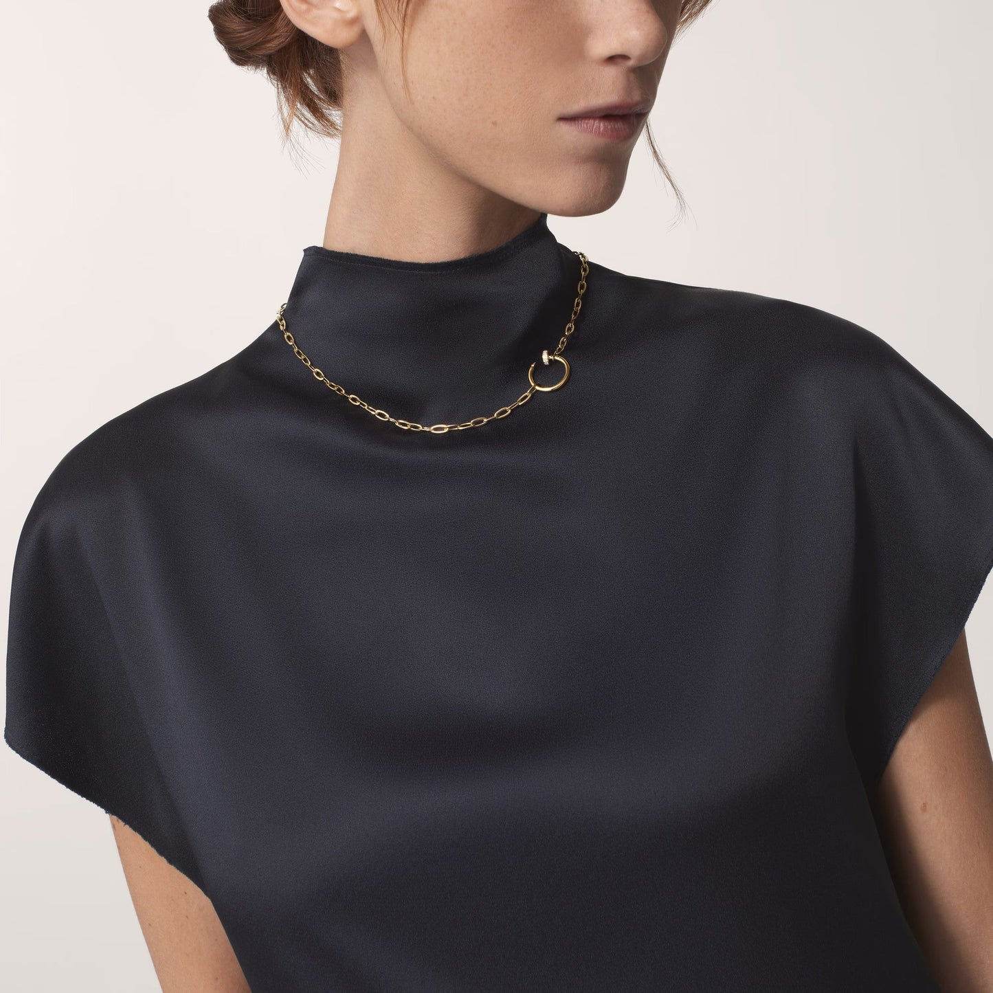 [NOBLE AURA] JUSTE NECKLACE FULL DIAMONDS