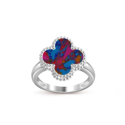 [NOBLE AURA]CLOVER SILVER RING COLLECTION