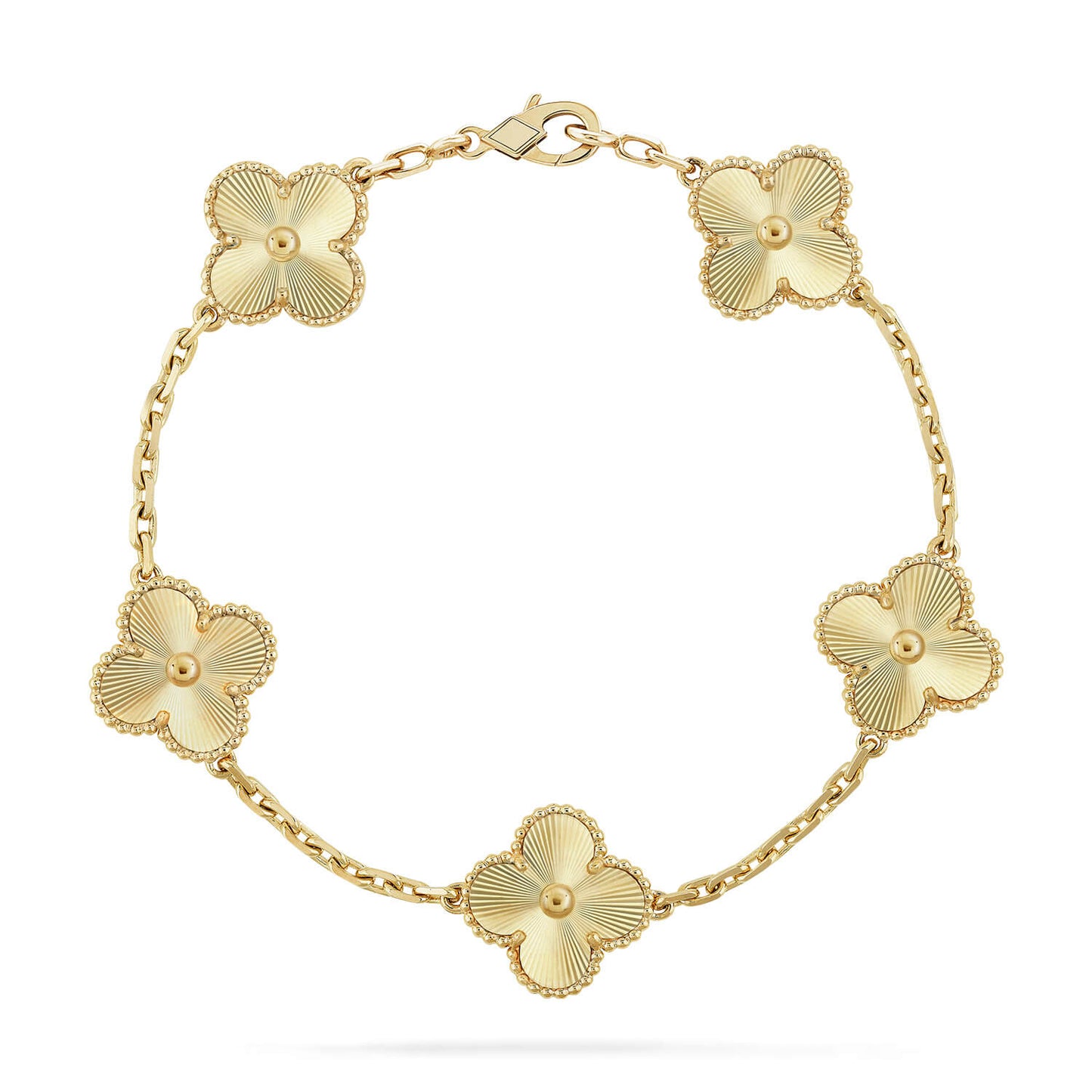 [NOBLE AURA]CLOVER 5 FLOWERS LASER BRACELET
