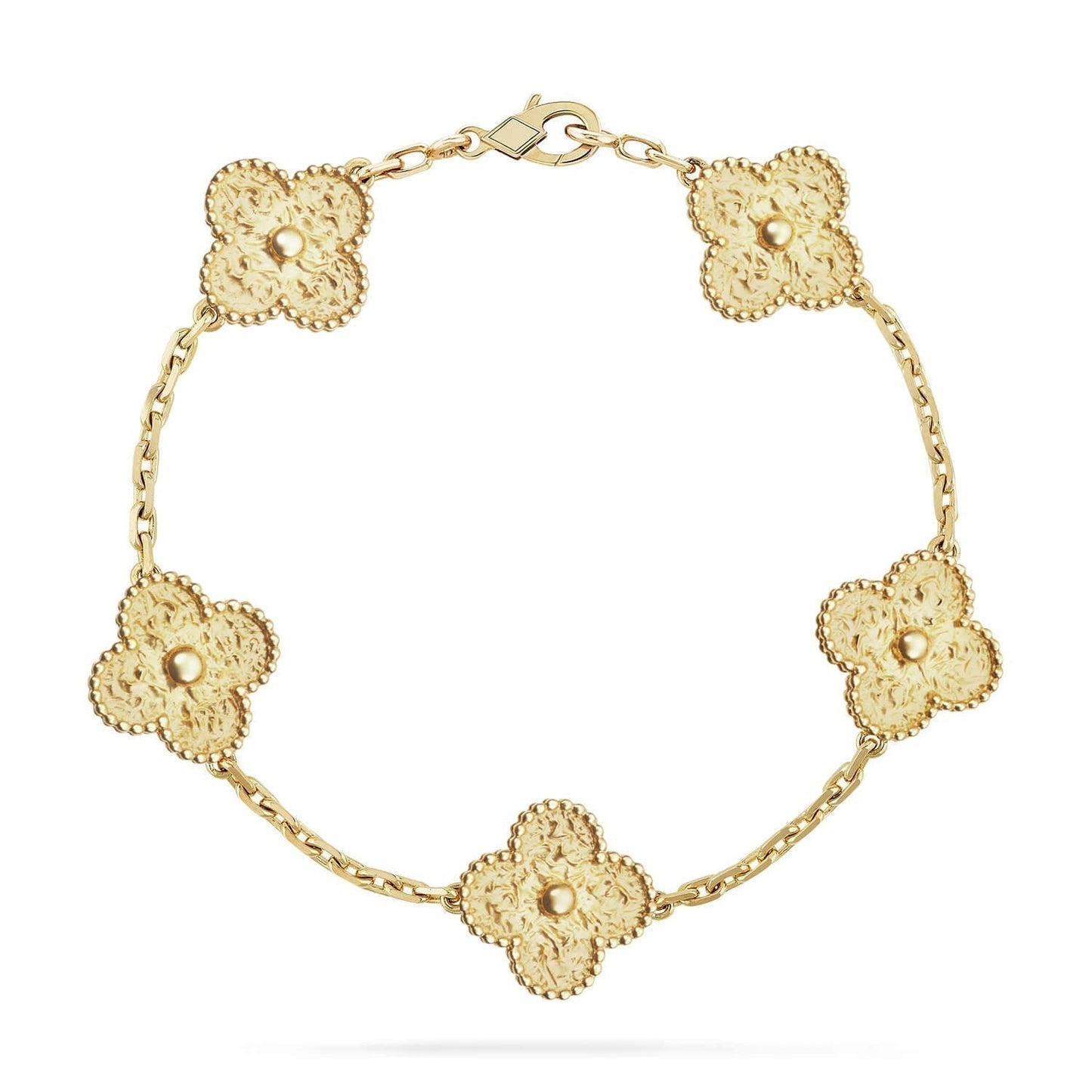 [NOBLE AURA]CLOVER 5 MOTIFS BRONZING BRACELET