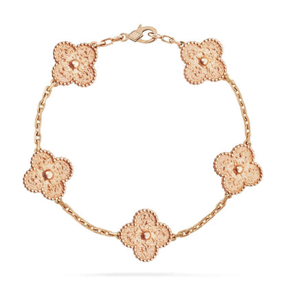 [NOBLE AURA]CLOVER 5 MOTIFS BRONZING BRACELET