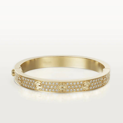 [NOBLE AURA]LOVE BRACELET 6.1MM DIAMOND-PAVED