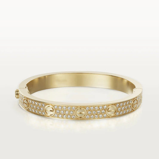 [NOBLE AURA]LOVE BRACELET 6.1MM DIAMOND-PAVED