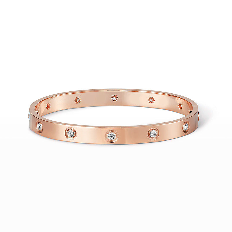 [NOBLE AURA]LOVE BRACELET 6.1MM 10 DIAMONDS