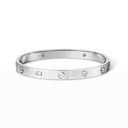 [NOBLE AURA]LOVE BRACELET 6.1MM 4 DIAMONDS