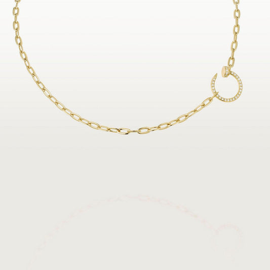 [NOBLE AURA] JUSTE NECKLACE FULL DIAMONDS