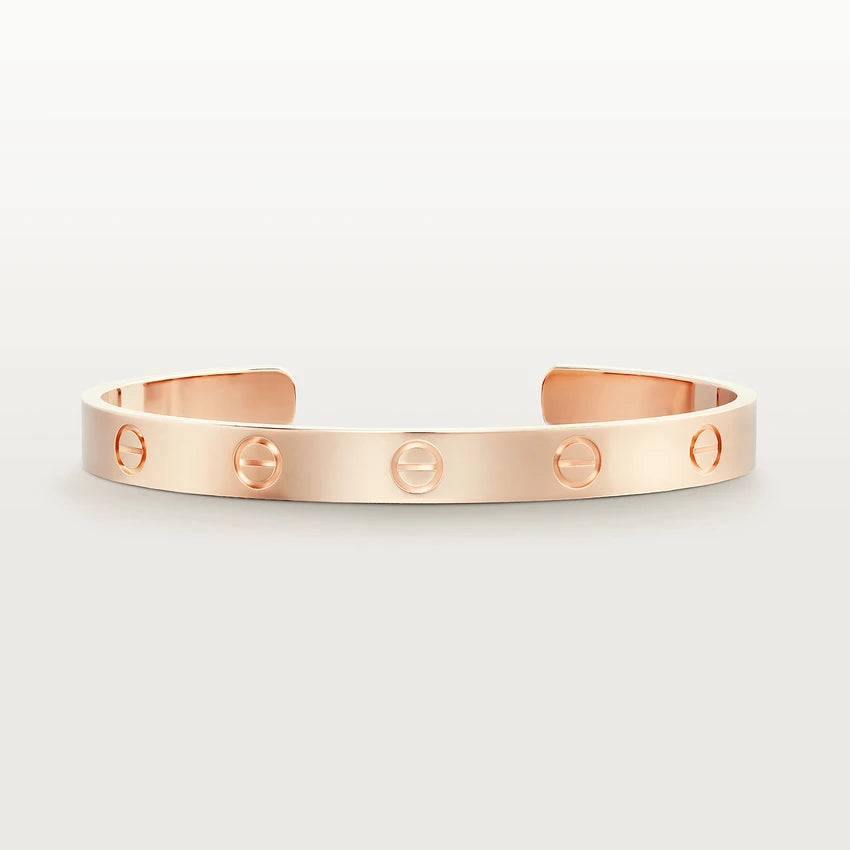 [NOBLE AURA] LOVE BRACELET 6.1MM OPEN CUFF
